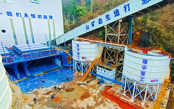 EPC總包 |九江時產800噸機制砂生產線配置現場